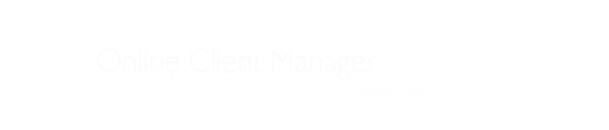 Online Client Manager - Shendrew.com